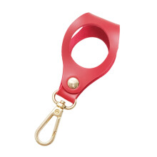 Étui de transport imperméable pour balle de golf en PU,-Rouge