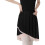 Ballet Skirt for Professional Double Layer Contrast-Black L 1