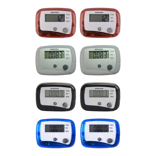 Simple Accurate Step Counter Walking Pedometer Accurate-Red 1