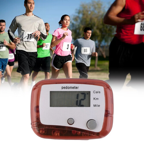 Simple Accurate Step Counter Walking Pedometer Accurate-Red 2