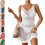 Quick Dry Polyester Tankini Cover Up Crochet Dress Solid-O L 4