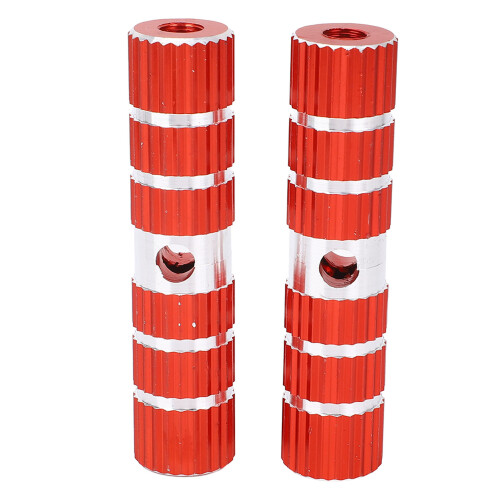 Cycle Rear Pegs Foot Rest Red Aluminium 10cm 1