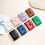 Women Small Compact Wallets Pu Leather Clutch Purses Card-Pink 5