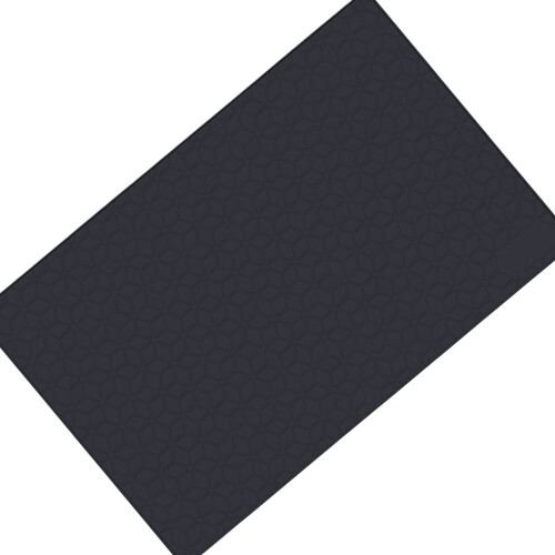 Extra Large Rubber Shelf Liner Washable-71.1cmx56cm Black
