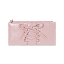 PU Leather Long Wallet Practical Coin Purse Lightweight-Pink