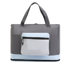 Expandable Foldable Bag for Long Journeys Large Capacity-Gray