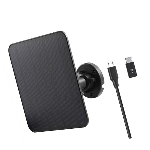 Long permanent 5V Sun Energy Unit Featuring PET Cover For-Black