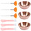 9 Pack Complete Mask Preparation Set Skincare Tool-rose gold 1
