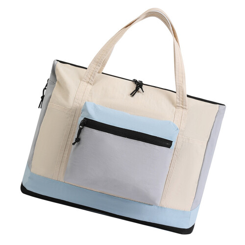 Practical Expandable Travel Bag With Large Capacity And-Beige