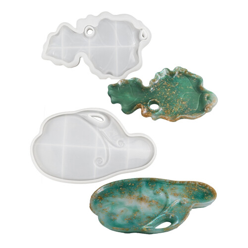 Silicone Irregular Plate Mold Epoxy Mould for Unique-set