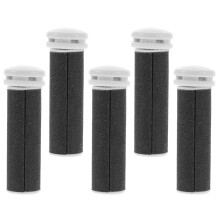 5Pcs Black Electric Pedicure Roller Heads for Foot File Removal
