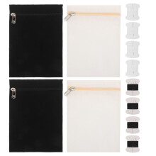 1Set Discreet Sew-in Side Pocket for Jackets Canvas Hidden Money Pouch