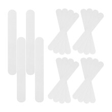 100Pcs White Breathable Sweat Wicking Shoulder Tape for Silicone Pads