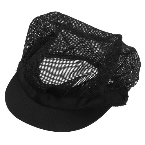 Casquette Noire En Coton Pour Chef, Cuisinier Serveur