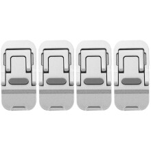 4Pcs Compact Aluminum Laptop Support Stand Adjustable Airflow Holder