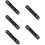 5Pcs Black Motorcycle Cable Clip Shifter Hose Guide Clamp Durable 1