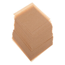 1500Pcs Khaki Baking Paper Sheets for Hamburger Patties Oil Resistant