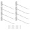 20Pcs Silver Iron Wall Hooks Heavy Duty Metal Coat Storage Organizer 1