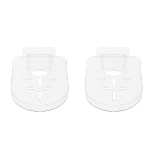 2Pcs Transparent Wall Bracket for Router Camera Storage Holder