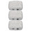 3Pièces Boîte Médicaments Mini Métal Argenté 2 Compartiments Bling 1