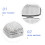 3Pcs Portable Silver Mini Medicine Organizer Bling 2 Compartment Case 4