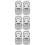 6Pcs Silver Laptop Holder Stand Foldable Ergonomic Aluminum Support 7