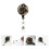 Creative Leopard Plastic Badge Holders Nurse Doctor Badge Reel 10