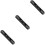 3Pcs Durable PP Motorcycle Brake Cable Clamp Housing Hose Guide Black 5