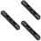 3Pcs Durable PP Motorcycle Brake Cable Clamp Housing Hose Guide Black 6