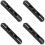 4Pièces Clips De En PP Guide Câble Noir Robuste 5
