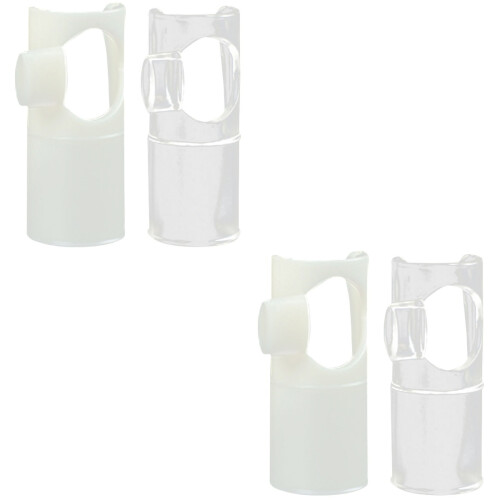 4Pièces Embouts Flûte Nylon Compactes Et Durables Pour Musiciens 2