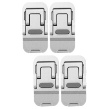 4Pièces Rehausseur Ordinateur Portable Aluminium Compact Stable Argent