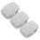 3Pièces Boîte Médicaments Mini Métal Argenté 2 Compartiments Bling 6