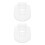 2Pcs Wall Mounted Transparent Router Bracket Security Camera Shelf 2