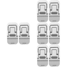 8Pièces Support Pièce Portable Compact En Aluminium Anti-Dérapant Argenté