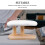 Compact Wood Ironing Board Tabletop for Home Use with Stable Base 5