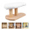 Compact Wood Ironing Board Tabletop for Home Use with Stable Base 6