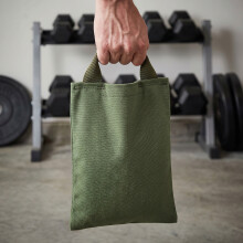 Duurzame Canvas Zandzak Voor Yoga En Krachttraining Olijfgroen