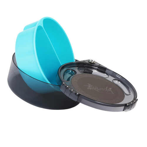 PC Double Deck Baits Tray For Efficient Fishing-Sky Blue 22cm