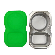 High Quality Nonrust Steel Sauce Tray With Spill Proof-Green