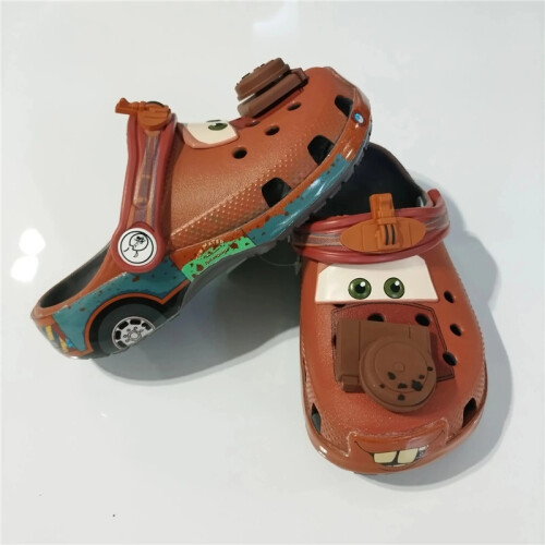 (M10, brown) Disney Cars Mater Character Brown Boys Adults Classic Clogs - New