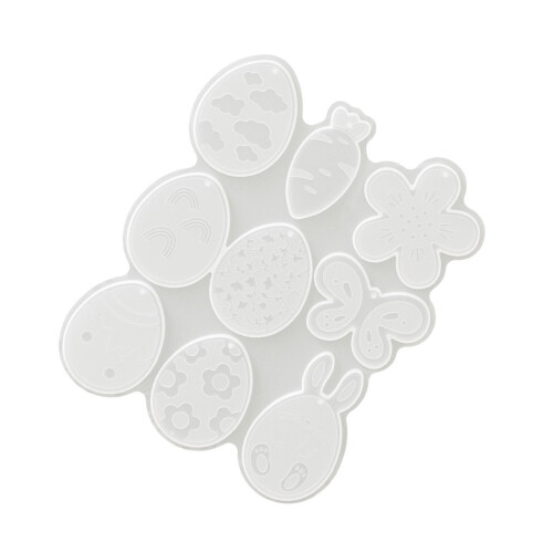 Multi Design Easter Silicone Mold For Resin Art And Handmade
