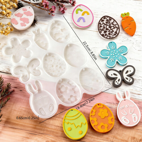 Multi Design Easter Silicone Mold For Resin Art And Handmade 2