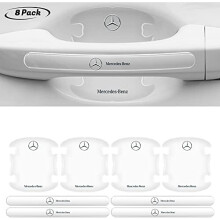 8PCS Transparent Compatible Car Door Handle Scratches Protective Films Side Sticker Scratches Car Door Protector Films