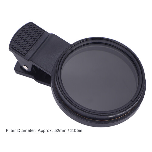 ND2-400 52mm variabler ND-Filter für 15/14/13 Clear 1