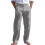 Men's Linen Button Straight Leg Pants, Drawstring Design-Gray S 1