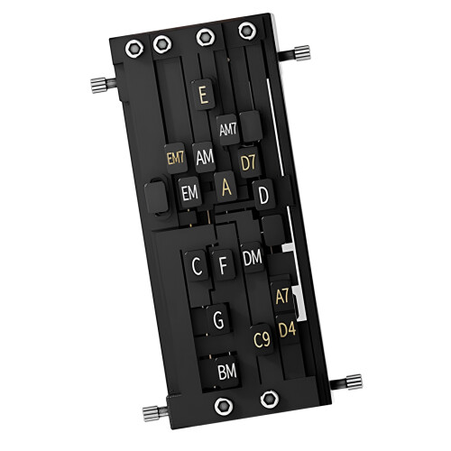 Lightweight and Compact Guitar Training Aids Guitar Chord-Black