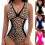 Elegant Swimwears with Unique Design Nylon Texture Suitable-2 L 3
