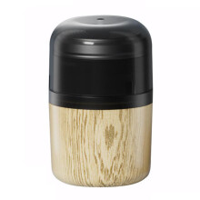 Wood Grain Electric Shaver Rechargeable Men Shaver with 6 Stainless Steel Blades, Waterproof Washable Head & High-Power Motor for Smoot