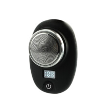 New portable digital display mini washable electric shaver (matte black)
